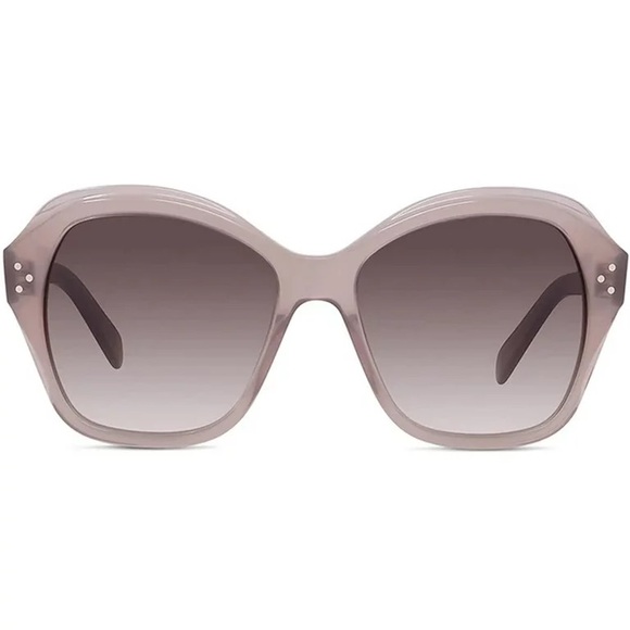 CELINE MAUVE GRADIENT ACETATE ROUND SUNGLASSES CL40200I - Picture 3 of 4